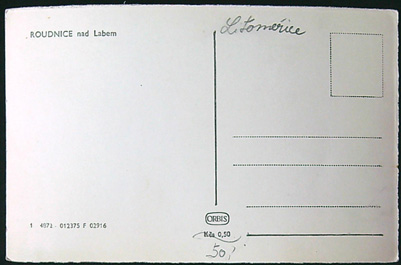 Pohlednice - Okres Litoměřice - Roudnice nad Labem - Pohled od řeky - Obrázek 2