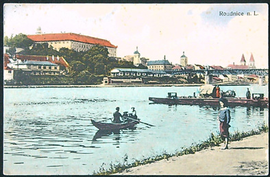 Pohlednice - Okres Litoměřice - Roudnice nad Labem - Pohled od řeky