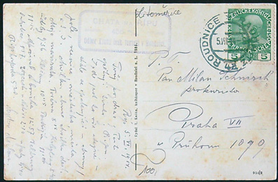 Pohlednice - Okres Litoměřice - Roudnice nad Labem - Říp - Okénková - Obrázek 2