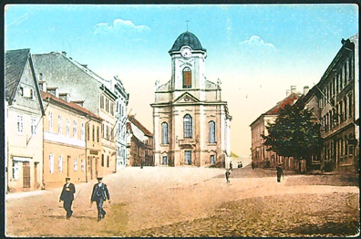 Pohlednice - Okres Litoměřice - Úštěk - Mírové náměstí