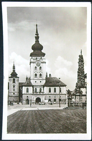 Pohlednice - Okres Louny - Žatec - Pohled na radnici