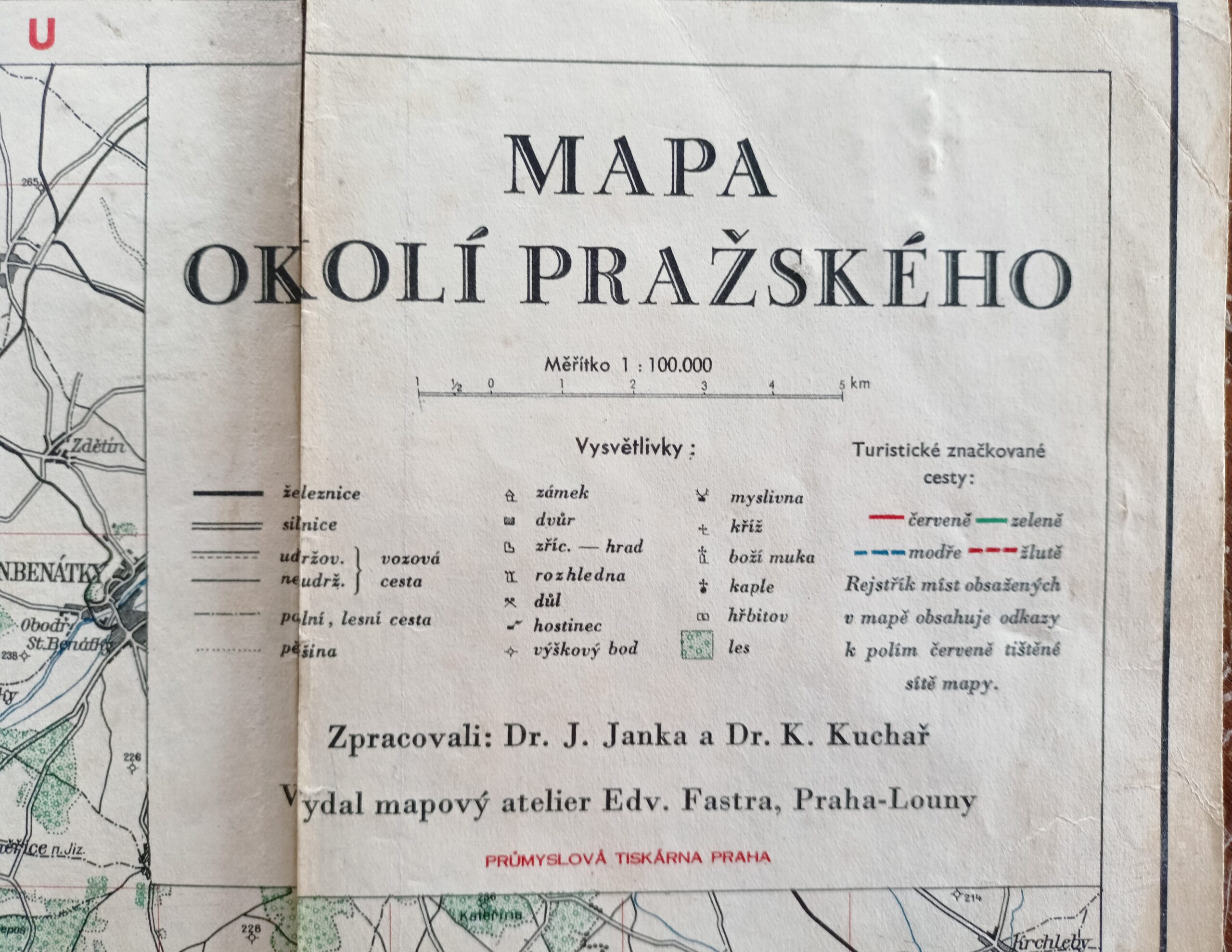 MAPA OKOLÍ PRAŽSKÉHO - Obrázek 2