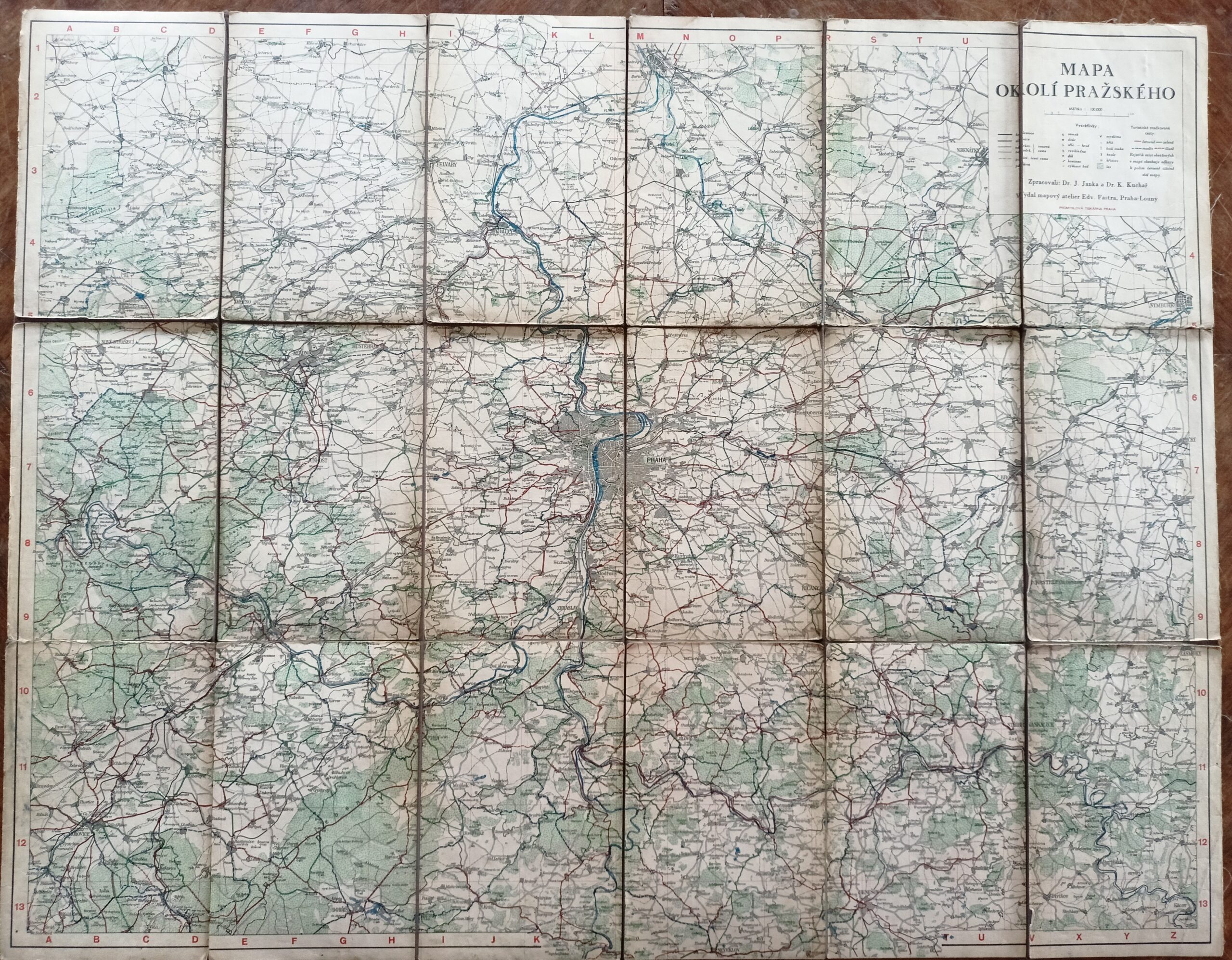 MAPA OKOLÍ PRAŽSKÉHO