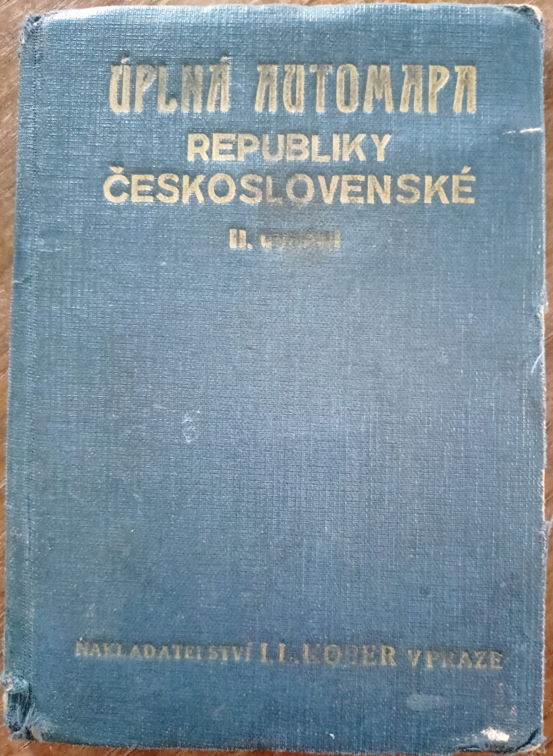 ÚPLNÁ AUTOMAPA REPUBLIKY ČESKOSLOVENSKÉ