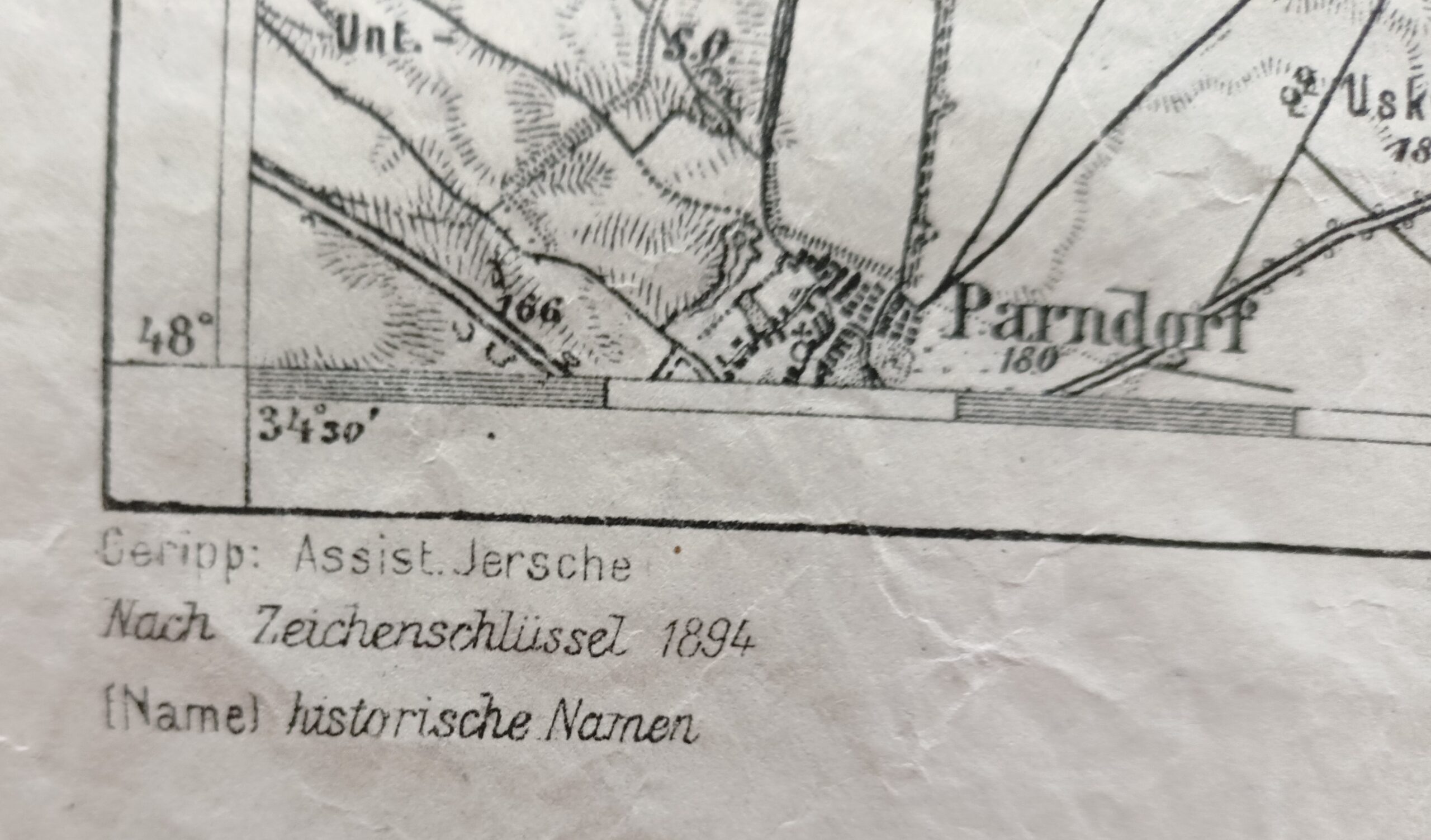 Vojenská mapa - BRATISLAVA (PRESSBURG) a HAINBURG (Rakousko) r. 1894 - Obrázek 4