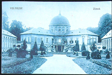 Pohlednice - Okres Mělník - Veltrusy - Zámek