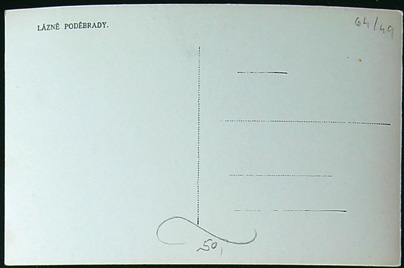 Pohlednice - Okres Nymburk - Lázně Poděbrady - Lázeňský hotel - Obrázek 2