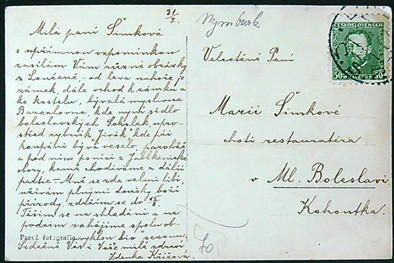 Pohlednice - Okres Nymburk - Letovisko Loučen - Okénková pohlednice - Obrázek 2