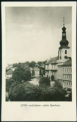 Pohlednice -  Okres Nymburk - Lysá nad Labem - Město Šporkovo