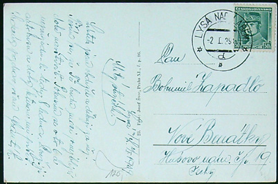 Pohlednice - Okres Nymburk - Lysá nad Labem - Okénková pohlednice - Obrázek 2