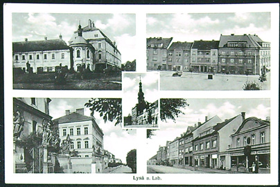 Pohlednice - Okres Nymburk - Lysá nad Labem - Okénková pohlednice