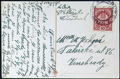 Pohlednice - Okres Nymburk - Nymburk - C. K. státní vyšší reálka - Obrázek 2