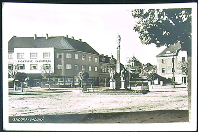 Pohlednice - Okres Nymburk - Sadská - Náměstí