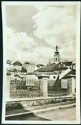 Pohlednice - Okres Písek - Písek - Pohled od jihu na Putimskou baštu