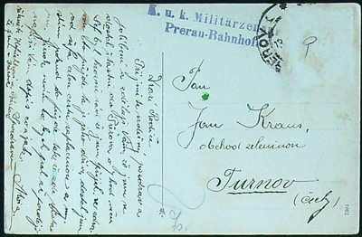 Pohlednice - Okres Přerov - Michalov - Park - Barevná pohlednice - Obrázek 2