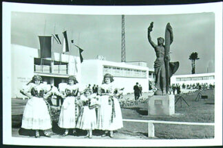 Pohlednice - Okres Přerov - Přerov - Středomoravská výstava 1936 Hanačky v krojích