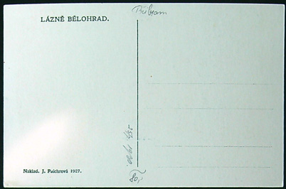 Pohlednice - Okres Příbram - Lázně Bělohrad - Okénková pohlednice - Obrázek 2