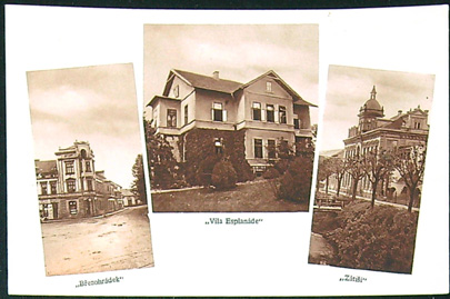 Pohlednice - Okres Příbram - Lázně Bělohrad - Okénková pohlednice