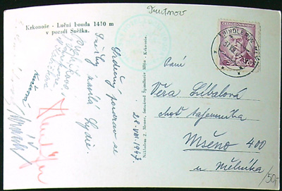 Pohlednice - Okres Trutnov - Krkonoše - Luční bouda - Obrázek 2