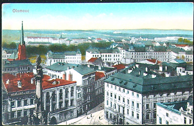 Pohlednice - Okres Olomouc - Olomouc - Celkový pohled - Barevná pohlednice