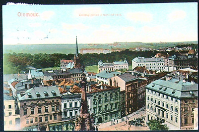 Pohlednice - Okres Olomouc - Olomouc - Celkový pohled - Barevná pohlednice