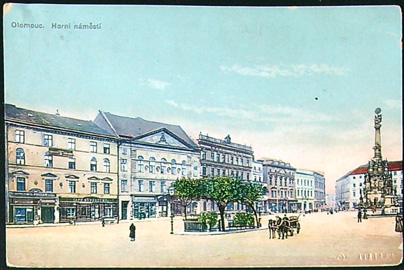 Pohlednice - Okres Olomouc - Olomouc - Horní náměstí - Barevná pohlednice