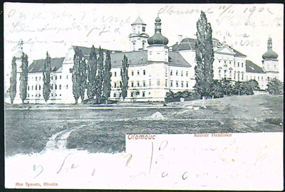 Pohlednice - Okres Olomouc - Olomouc - Klášterní hradisko - Dlouhá adresa
