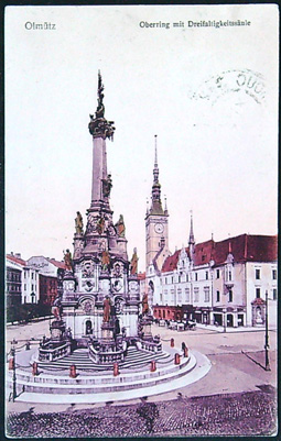 Pohlednice - Okres Olomouc - Olomouc - Mariánský sloup