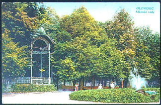 Pohlednice - Okres Olomouc - Olomouc - Městské sady - Barevná pohlednice