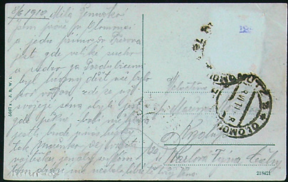 Pohlednice - Okres Olomouc - Olomouc - Náladová pohlednice - Barevná pohlednice - Obrázek 2