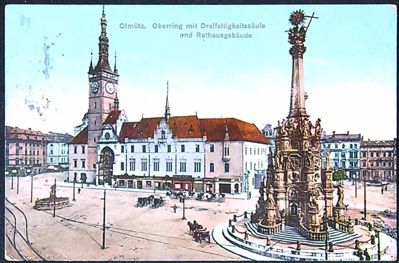 Pohlednice - Okres Olomouc - Olomouc - Náměstí - Barevná pohlednice