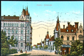 Pohlednice - Okres Olomouc - Olomouc - Parková cesta - Barevná pohlednice