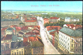 Pohlednice - Okres Olomouc - Olomouc - Pohled z věže Mořické - Barevná pohlednice
