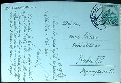 Pohlednice - Okres Ostrava - Ostrava - Radnice - Obrázek 2