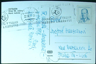 Pohlednice - Okres Ostrava - Ostrava - Třída 30. dubna - Nová radnice - Obrázek 2