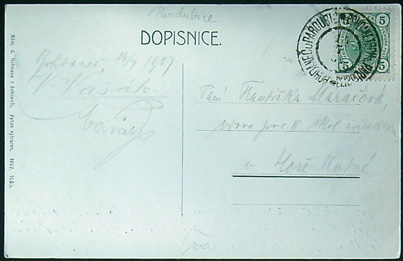 Pohlednice - Okres Pardubice - Bohdaneč - Celkový pohled - Dlouhá adresa - Obrázek 2