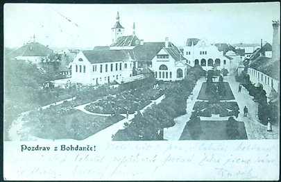 Pohlednice - Okres Pardubice - Bohdaneč - Celkový pohled - Dlouhá adresa