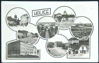Pohlednice - Okres Pardubice - Holice - Okénková pohlednice
