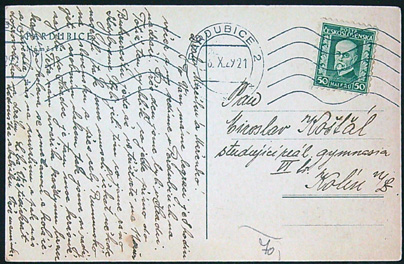 Pohlednice - Okres Pardubice - Pardubice - Náměstí - Obrázek 2