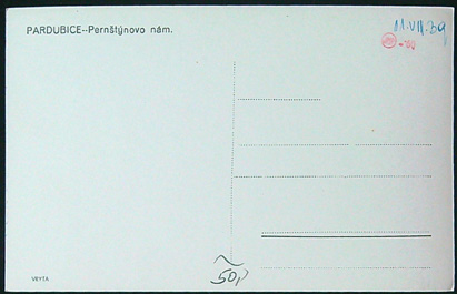 Pohlednice - Okres Pardubice - Pardubice - Pernštýnovo náměstí - Obrázek 2
