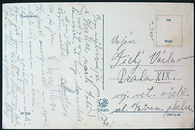 Pohlednice - Okres Pardubice - Pardubice - Pohled do ulice - Obrázek 2