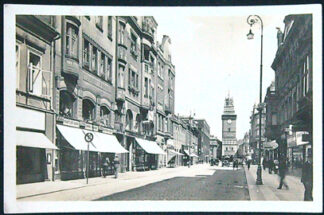 Pohlednice - Okres Pardubice - Pardubice - Pohled do ulice