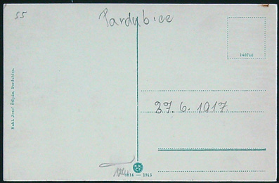 Pohlednice - Okres Pardubice - Pardubice - Pohled na náměstí - Obrázek 2