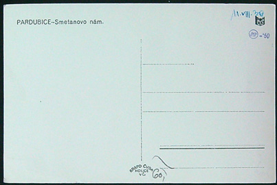 Pohlednice - Okres Pardubice - Pardubice - Smetanovo náměstí - Obrázek 2