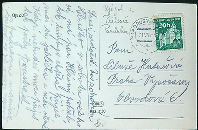 Pohlednice - Okres Pardubice - Újezd - Náladová pohlednice - Obrázek 2