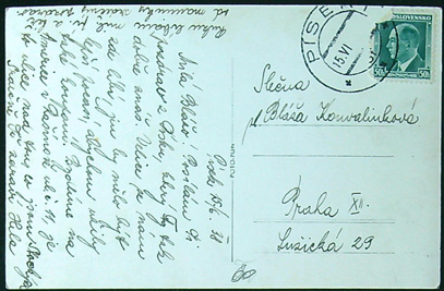 Pohlednice - Okres Písek - Písek - Ze sv. Václavských skal - Obrázek 2