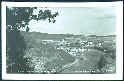 Pohlednice - Okres Písek - Písek - Ze sv. Václavských skal