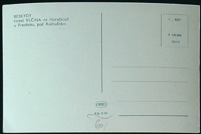 Pohlednice – Okres Nový Jičín - Beskydy - Hotel Vlčina na Horečkách u Frenštátu pod Radhoštěm - Obrázek 2