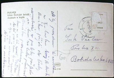 Pohlednice – Okres Nový Jičín - Fulnek - Ulice Českých bratří - muzeum a kaple - Obrázek 2