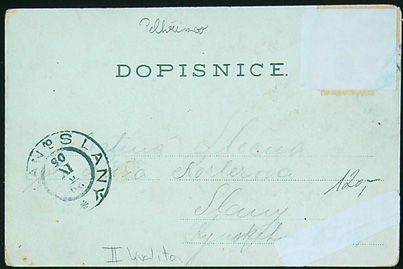 Pohlednice – Okres Pelhřimov - Humpolec - Celkový pohled - Barevná pohlednice - dlouhá adresa - Obrázek 2